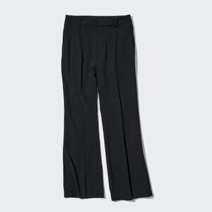 Uniqlo Drape Flared Pants in Black | Size 12